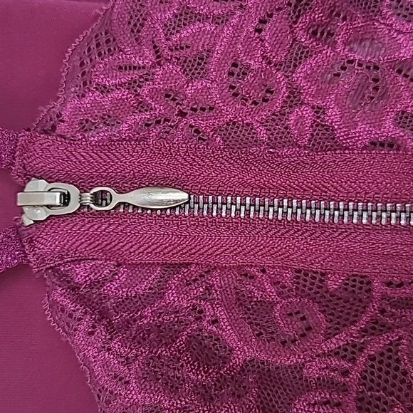 SPEECHLESS WOMENS JUNIORS METALLIC FUCHSIA SPARKLING PARTY PROM DRESS SIZE 11 - Picture 8 of 16